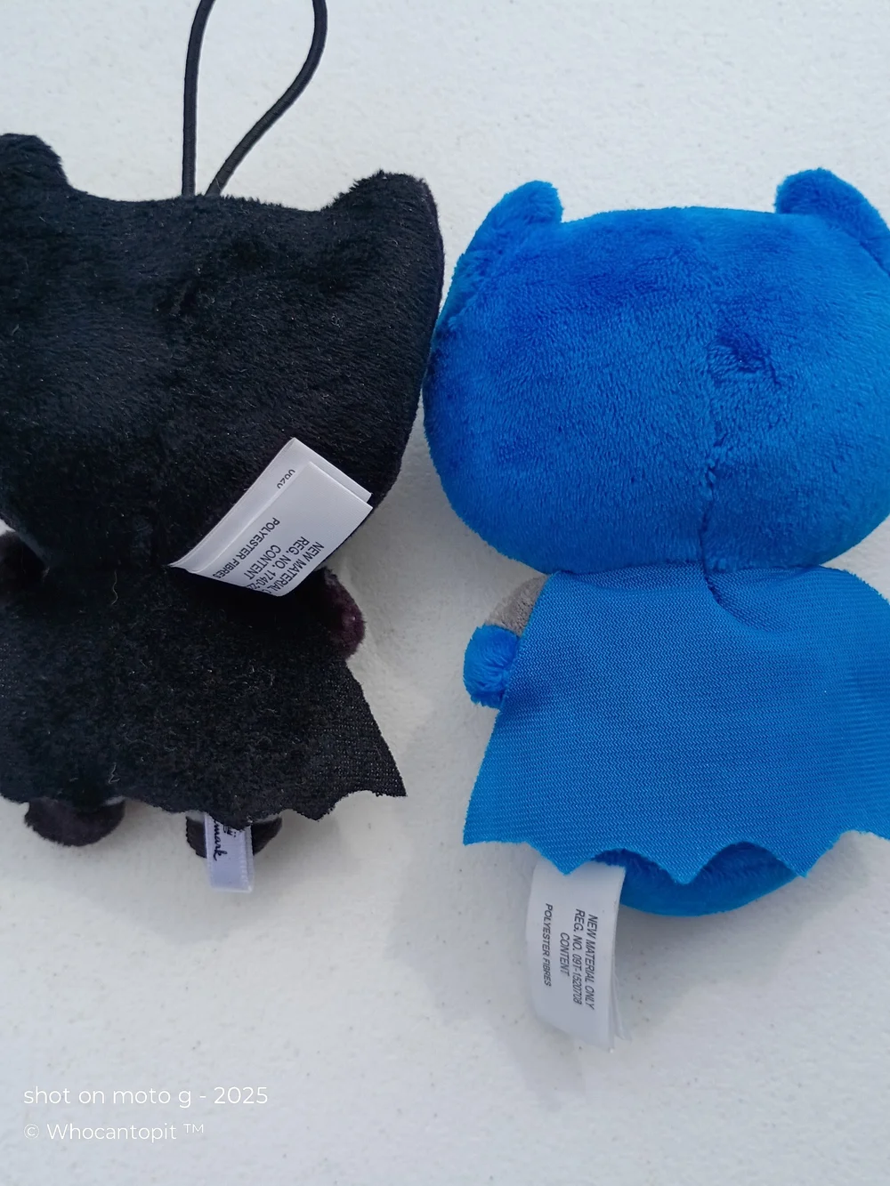 Batman Hallmark Itty Bittys — Blue, Black, Gray, Yellow Lot Of 2